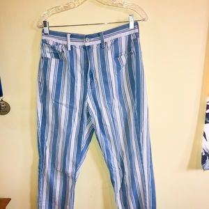 Women’s American Eagle Stripped Mom Jean